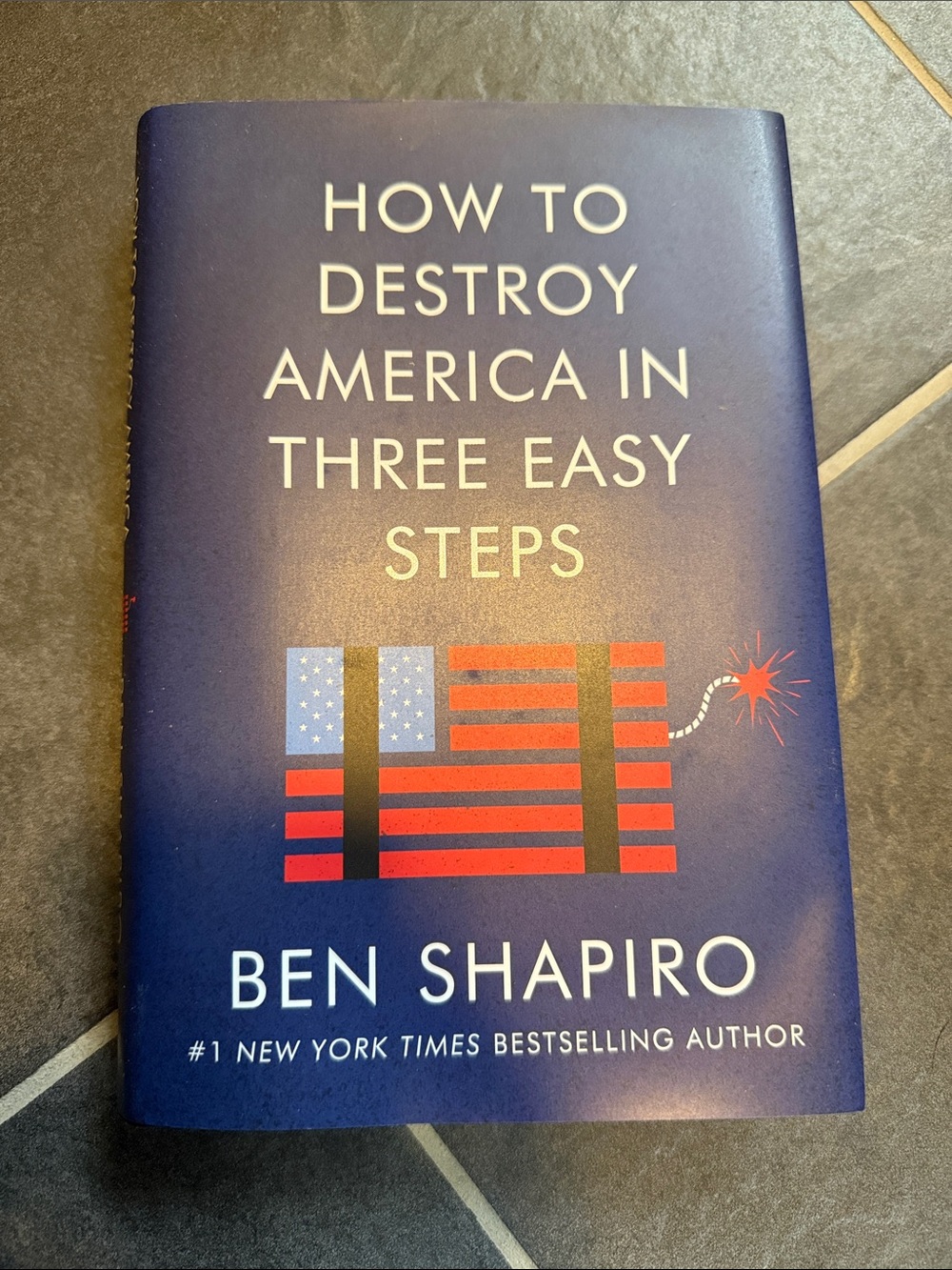 How to Destroy America in Three Easy Steps - Blue Hardcover